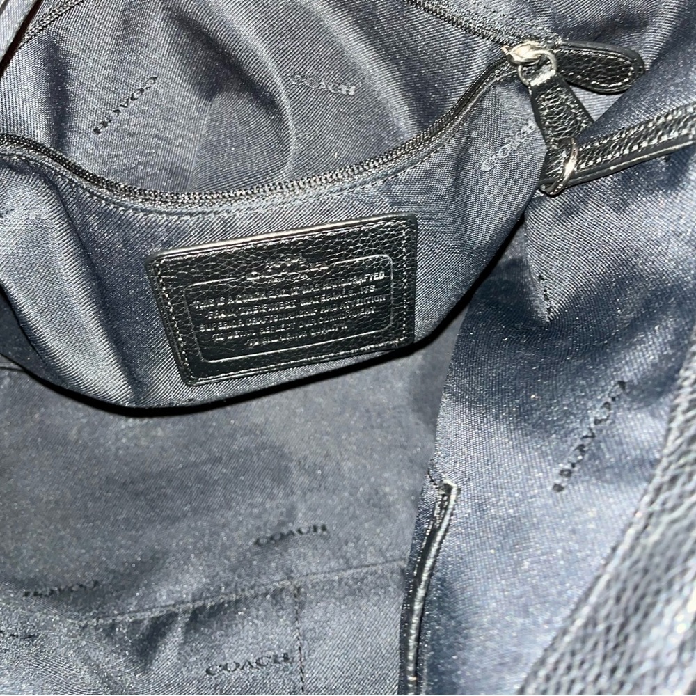 ✨ Coach Edie 31 Purple Pebbled Leather Shoulder Bag / Tote ✨ - Picture 4 of 7